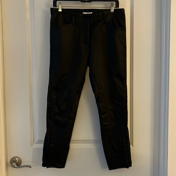 3.1 Phillip Lim Lamb Leather Pants in Black